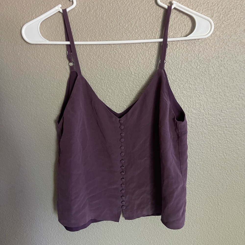 Purple crop top